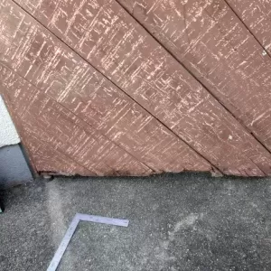 古い木製門扉の板金カバーです 西宮 宝塚 芦屋のサムネイル